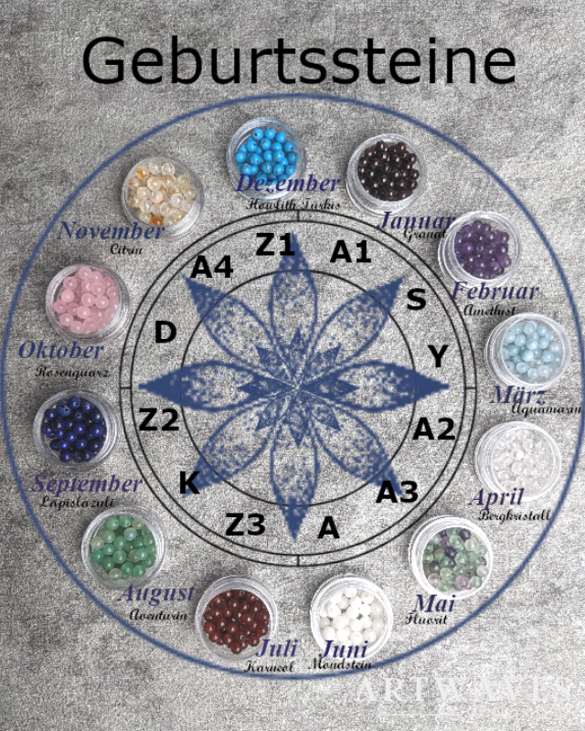 Personalisiertes Geburtsstein Fusskettchen boho Style • Jakarta • minimalistischer Fusschmuck mit Edelsteinperl