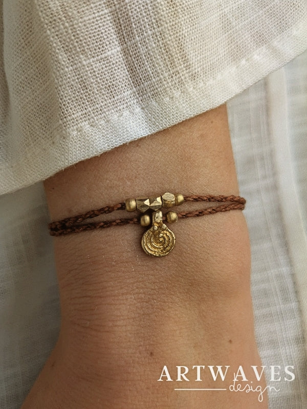 Personalisiertes Freundschaftsarmband mit Anhänger • Diamond • minimalistisches Armband