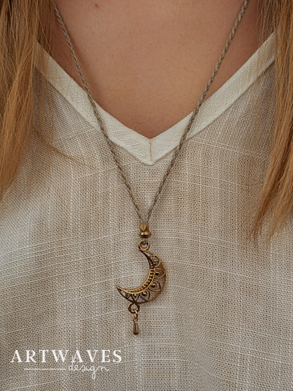 Minimalistische Symbol Kette für Damen und Herren • Tali • feine Halskette Halsband in verschiedenen Farben