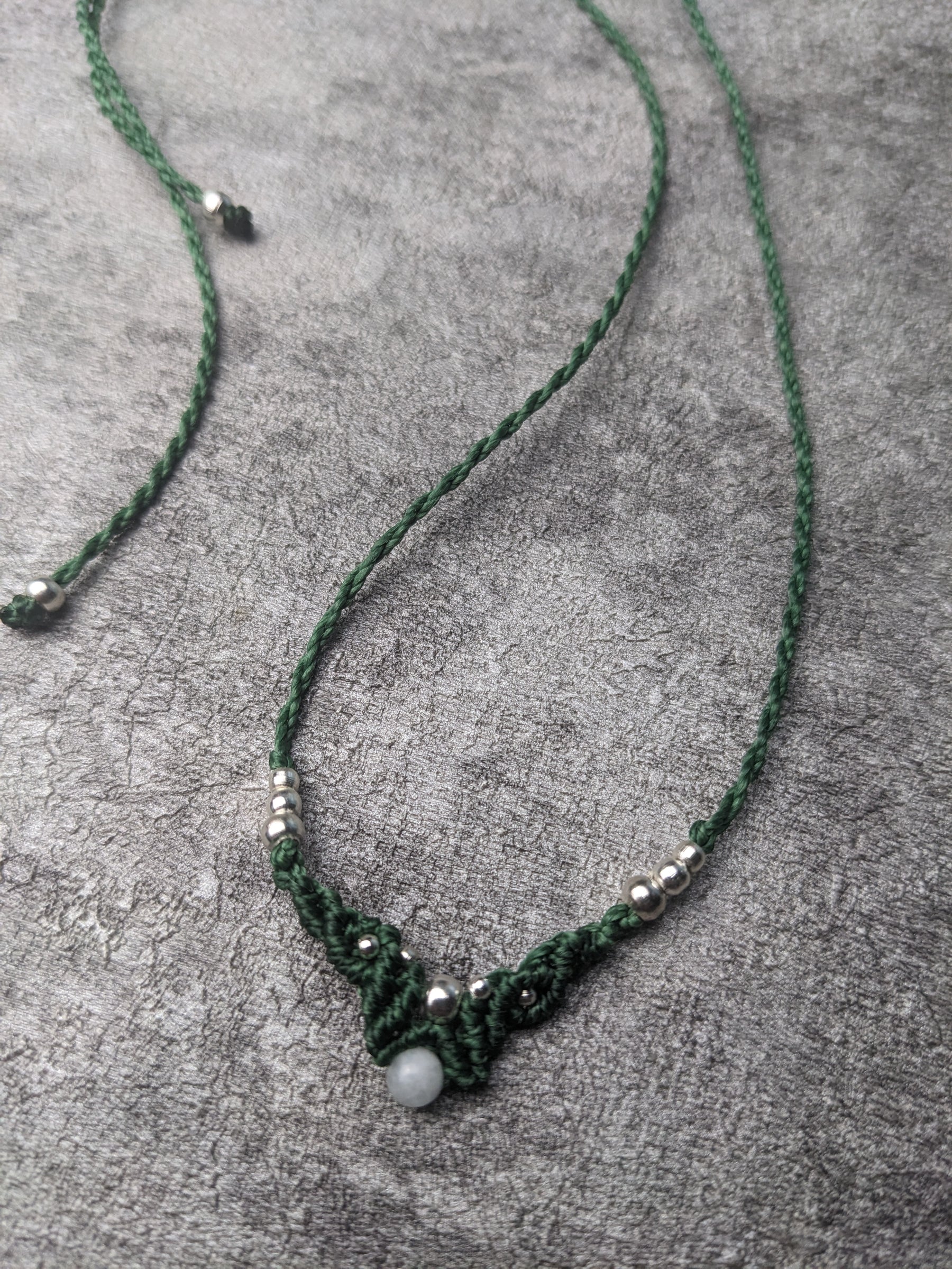 Zarte Makramee Stirnkette • Heal •