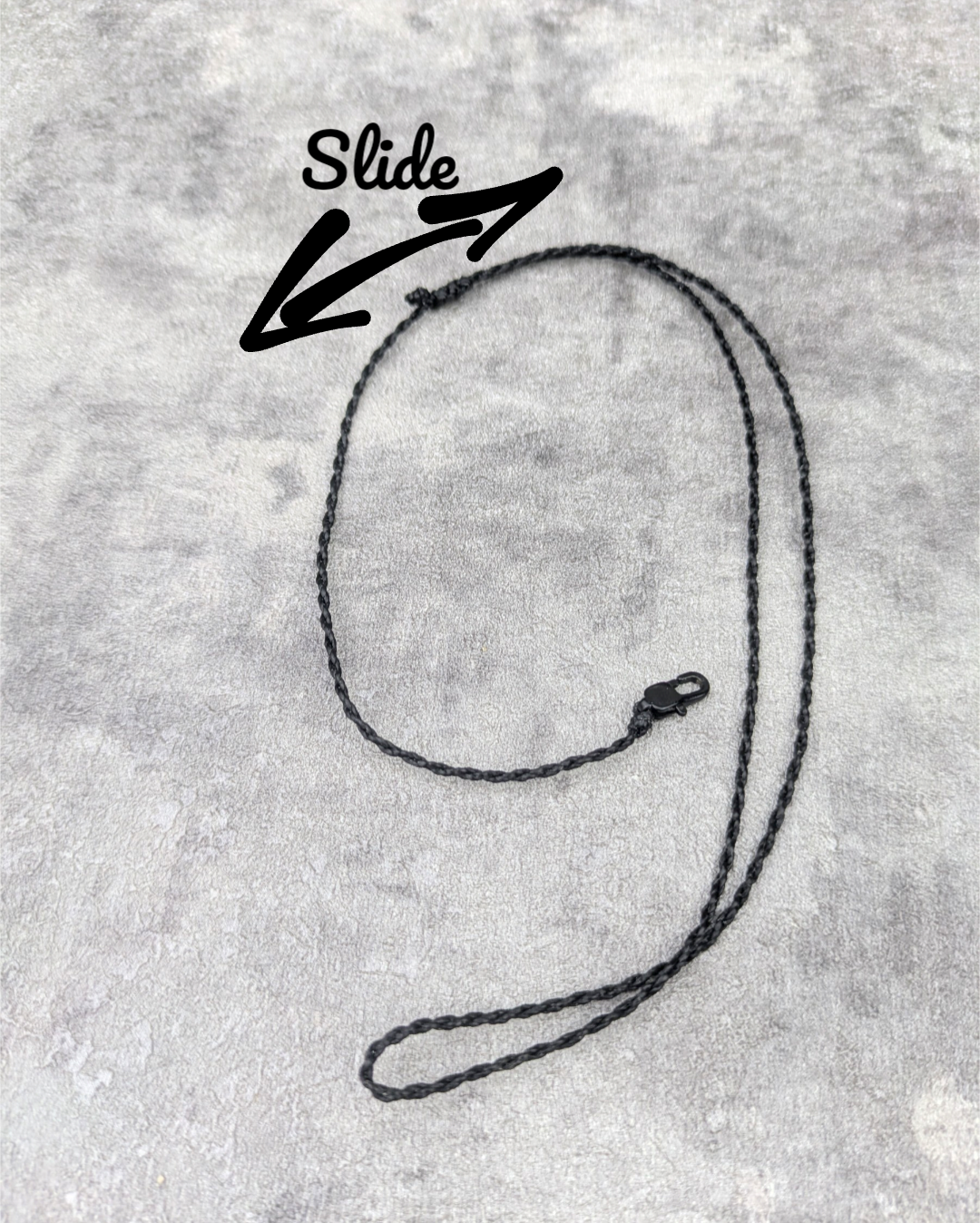 minimalistisches Fusskettchen personalisiert mit Edelstahlkarabiner • Hook• surfer hippie Fussschmuck für Damen und Herren