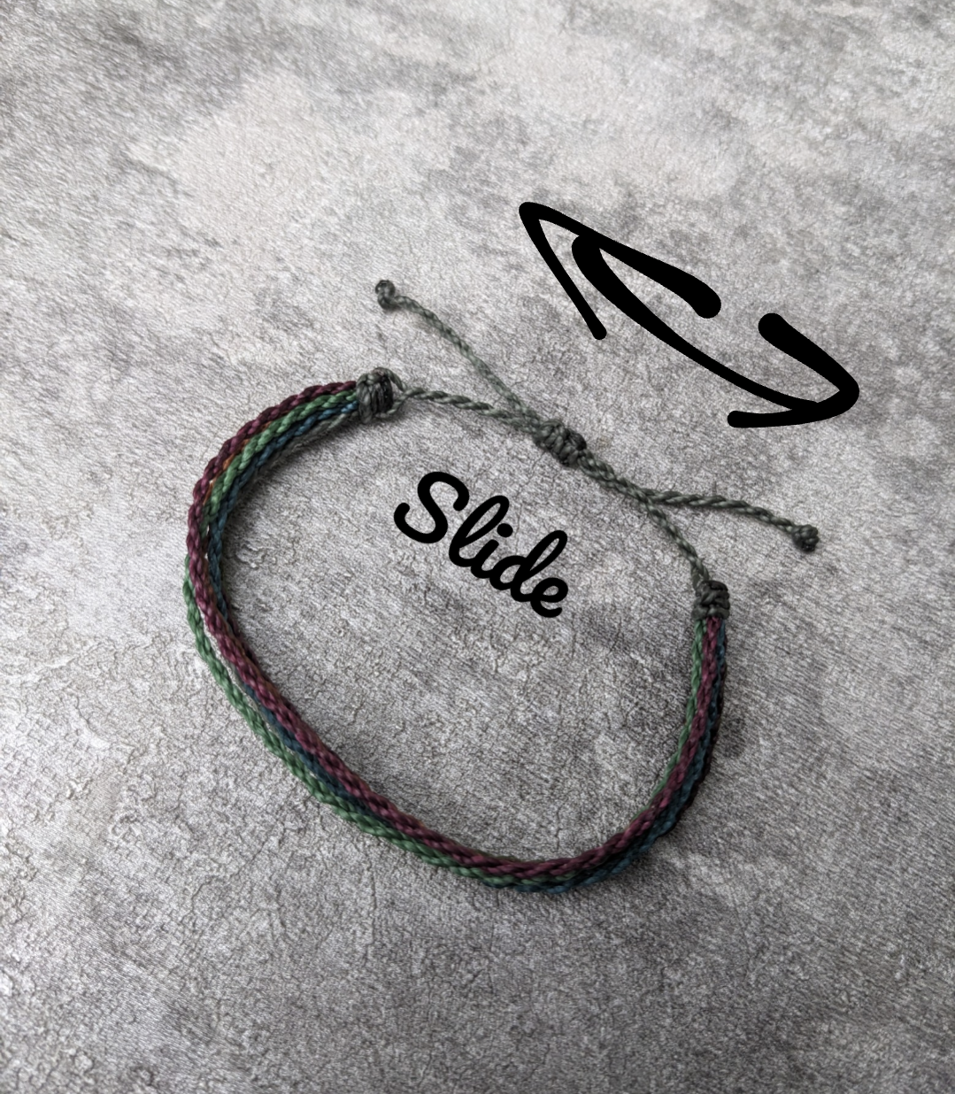 Minimalistisches Surfer Fussband personalisiert • Nusa • Makramee Fusskettchen