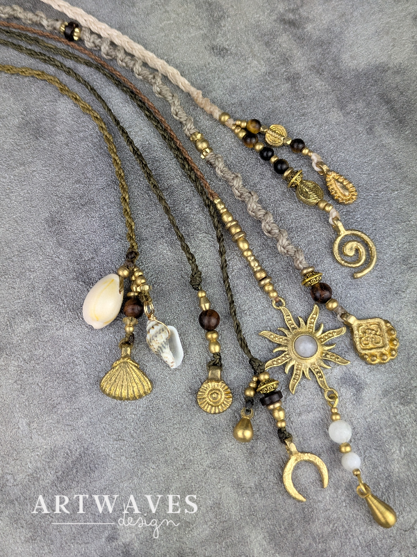 Feiner Makramee Muschel Hairwrap • Malmö •