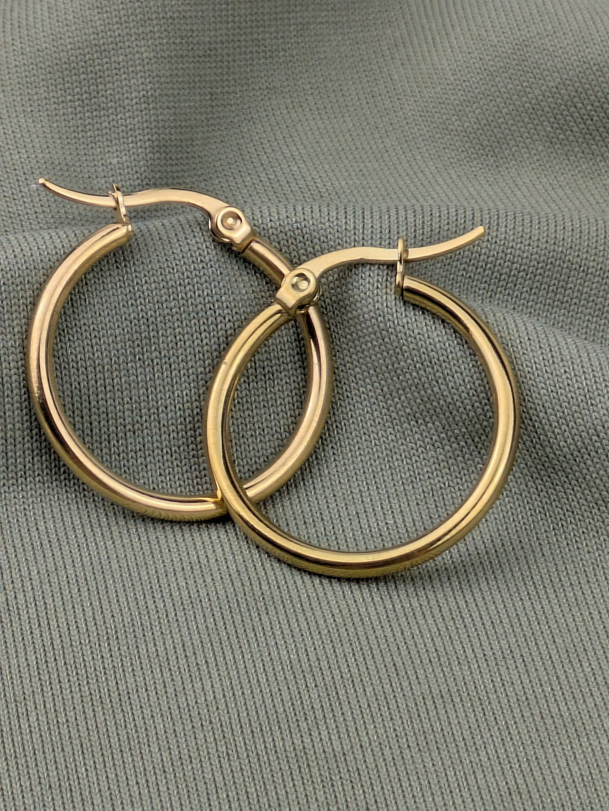 Edelstahl Creolen • Everyday • im Paar boho style hoops