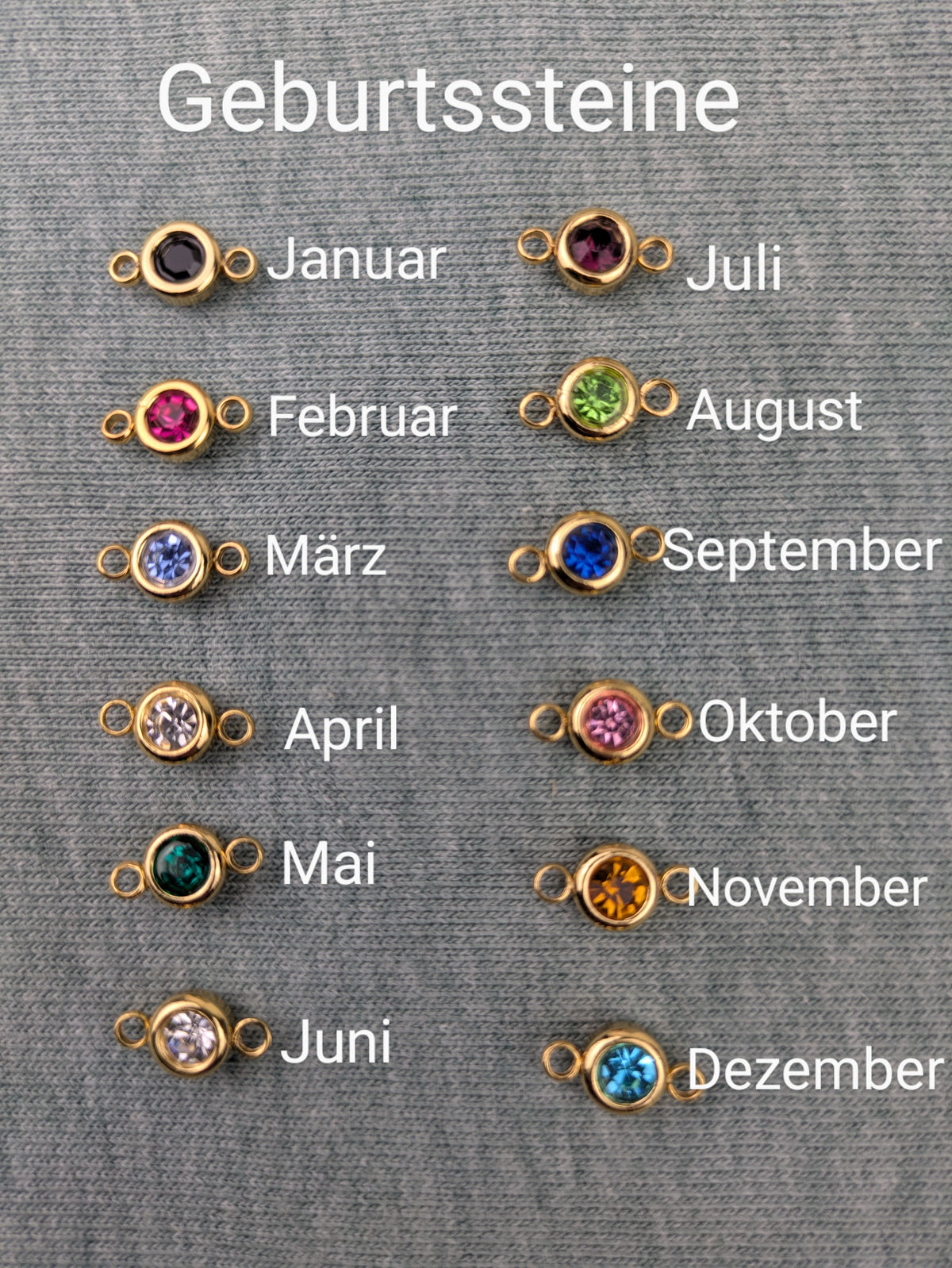 Minimalistisches Geburtssteinarmband mit Edelsteinfassung • Birth • personalisiertes Armkettchen
