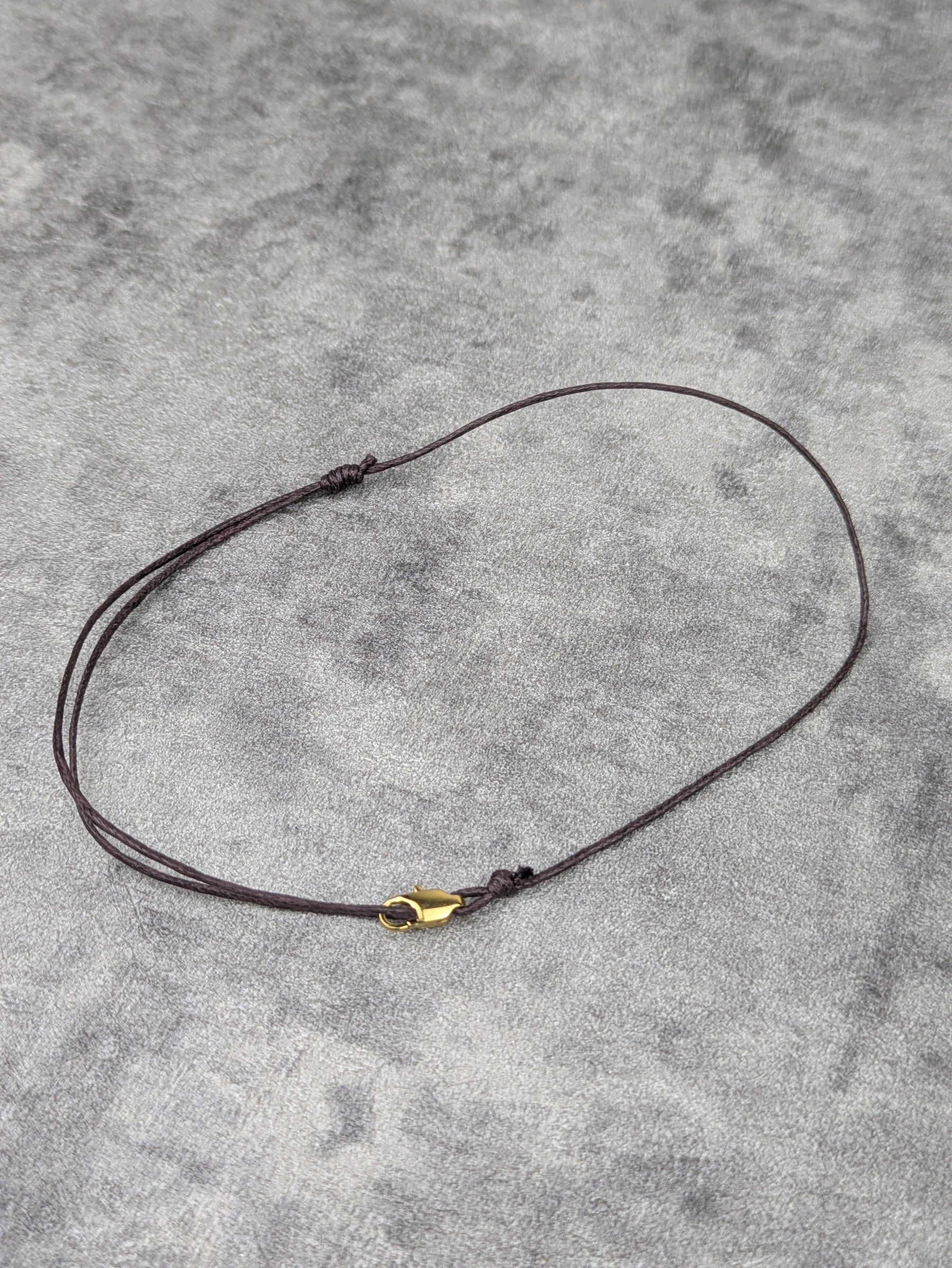 Minimalistisches personalisiertes Wickelarmband verstellbar • Hook • filigranes Armband im surfer Style