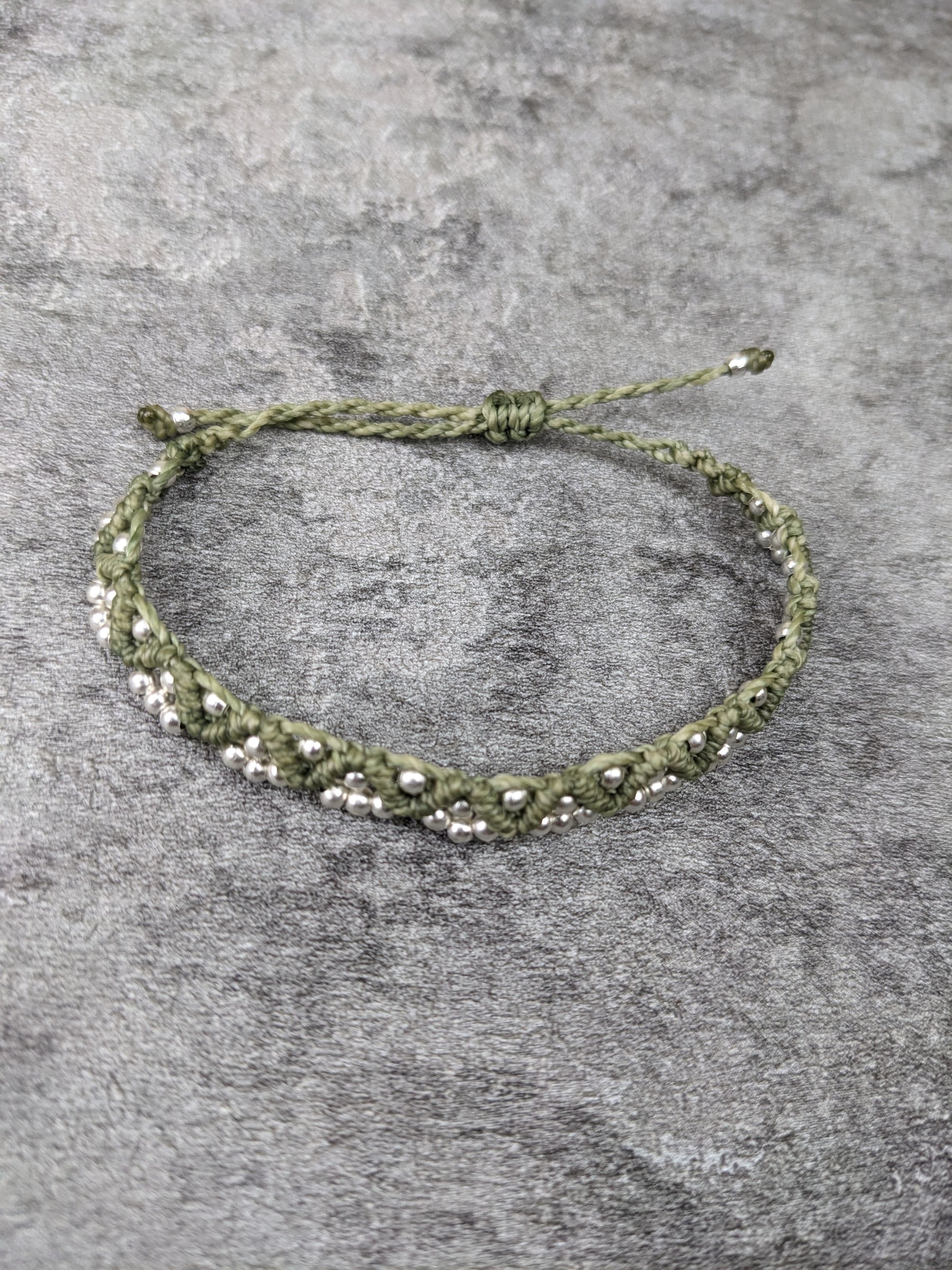 Makramee Hippie Fusskettchen personalisiert • Padang • Gypsy Festival boho Fussschmuck mit Perlen