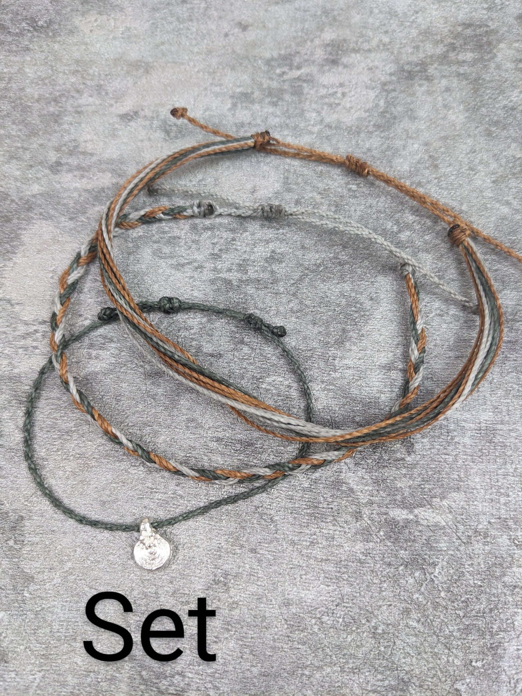 Minimalistisches Surfer Fussband personalisiert • Den Haag • Makramee Fusskettchen