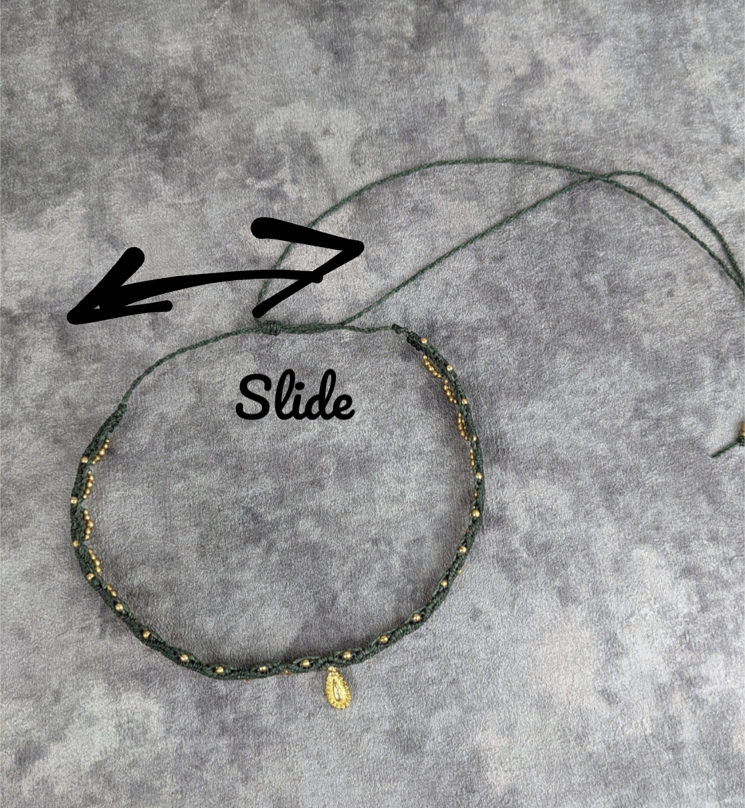 Orientalische Makramee Tiara • Calama •