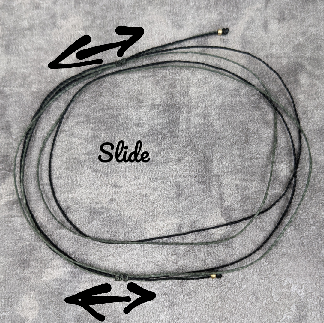 minimalistisches Wickel Fusskettchen personalisiert im boho style • Algave • surfer hippie Fussschmuck