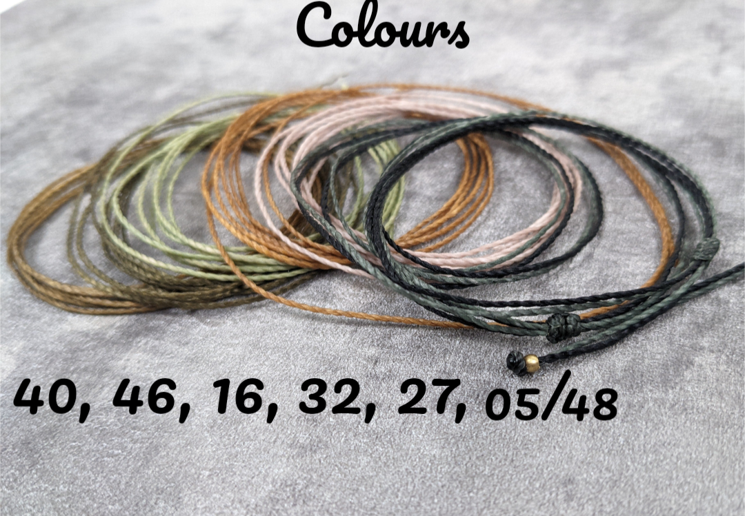 minimalistisches Wickel Fusskettchen personalisiert im boho style • Algave • surfer hippie Fussschmuck