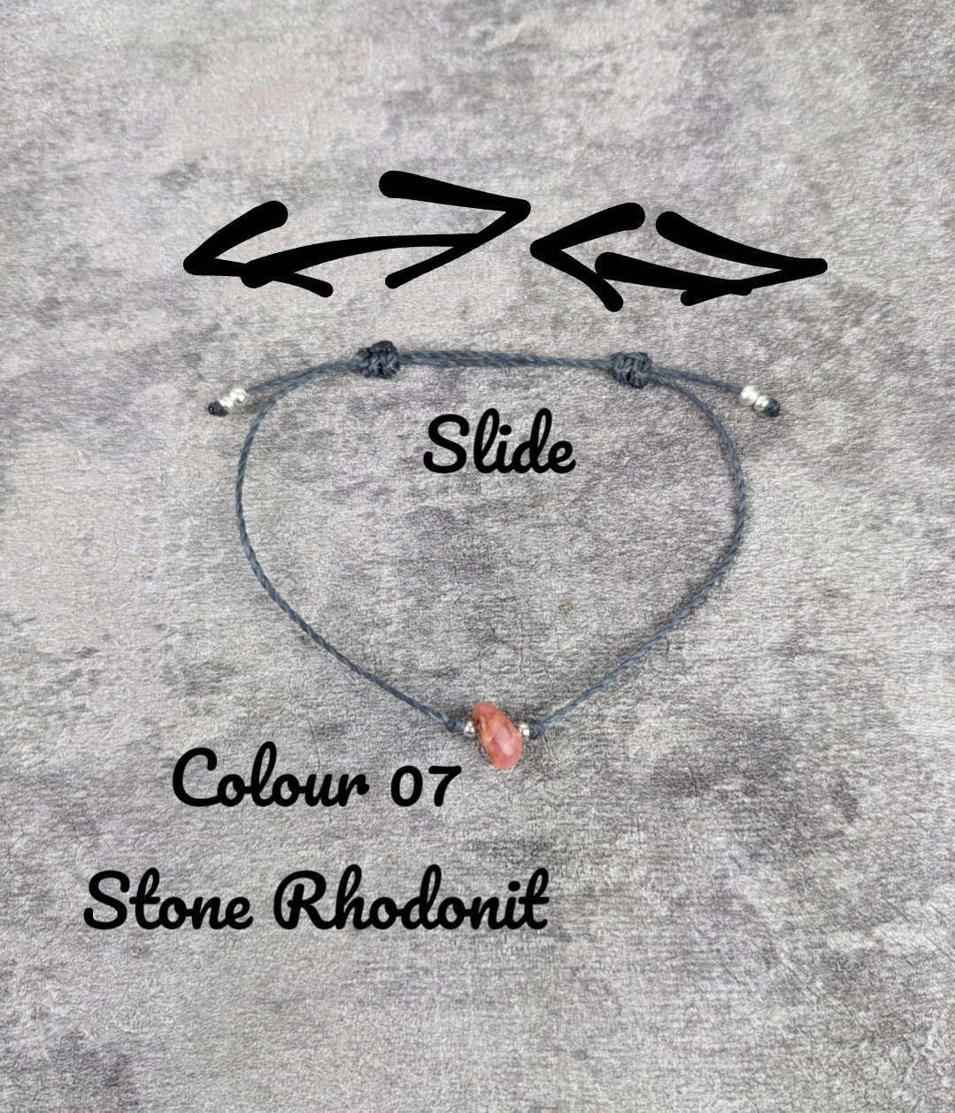 minimalistisches boho Fusskettchen mit Edelsteinen • Montevideo • personalisiert verstellbar Fusschmuck