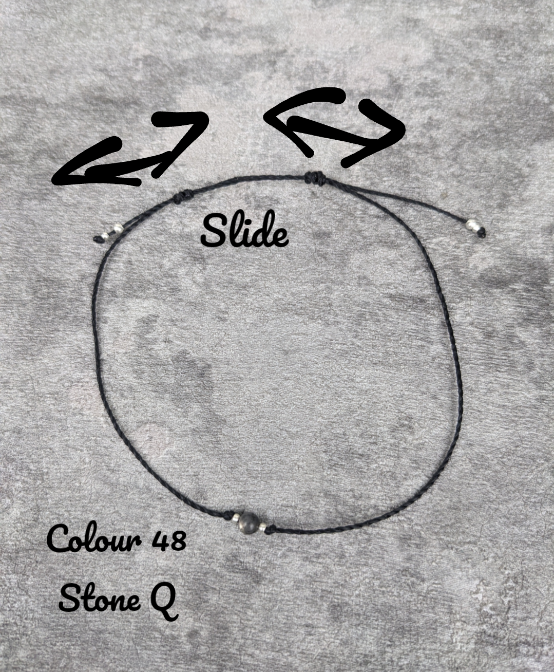 minimalistisches boho Fusskettchen mit Geburtsstein Perle • Bangkok • personalisiert verstellbar Fusschmuck