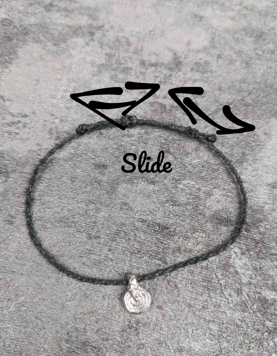 Minimalistisches Surfer Fussband personalisiert • Den Haag • Makramee Fusskettchen