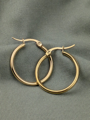 Edelstahl Creolen • Everyday • im Paar boho style hoops