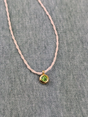 Geburtsstein Choker Kette für Damen und Herren • Birth • feine Halskette Halsband in verschiedenen Farben