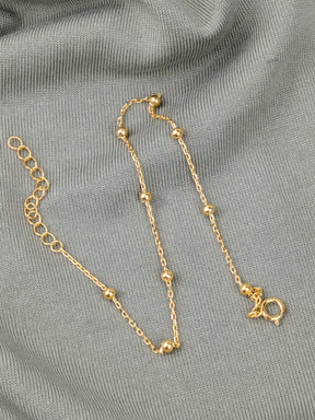 Minimalistisches 925er Silber Armband 18 Karat vergoldet verstellbar filigranes Armband