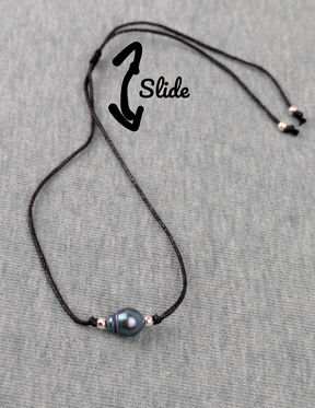 Süßwasserperlen Wickelarmband verstellbar • Sweetwater • filigranes Armband im surfer Style