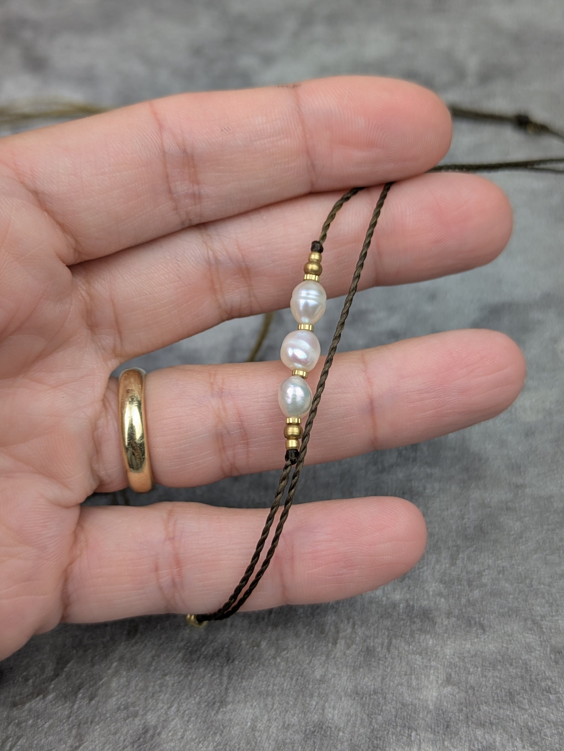 Boho Süßwasserperlen Halskette für Damen • Harmonie • minimalistische Kette