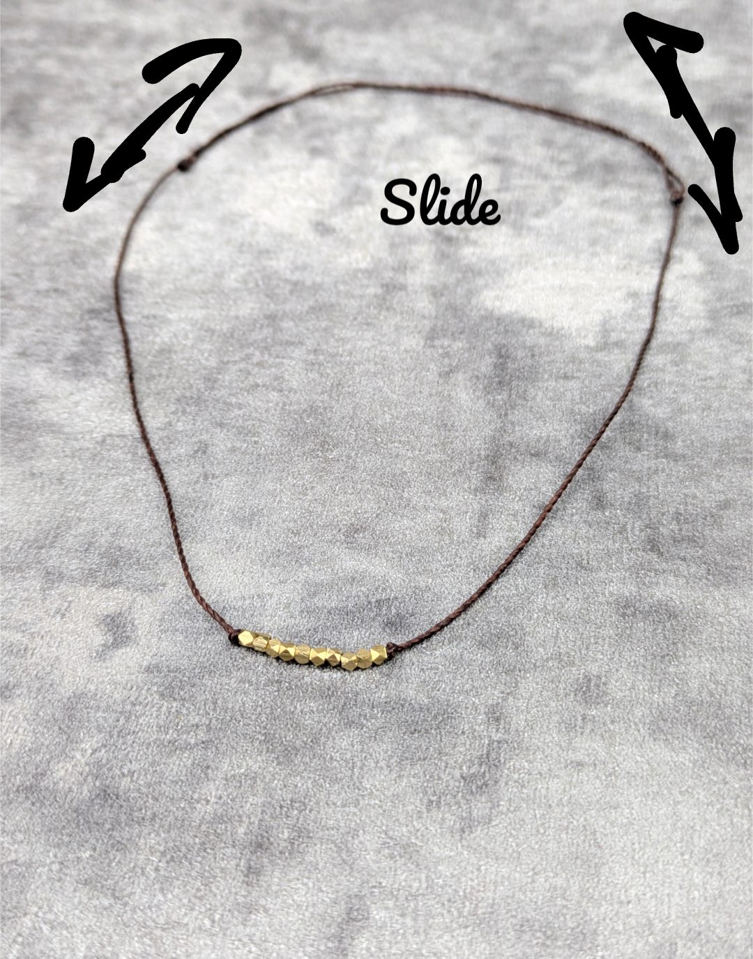 Minimalistische Choker Kette für Damen mit mini Diamantperlen • Bright • feine Halskette Halsband in verschiedenen Farben