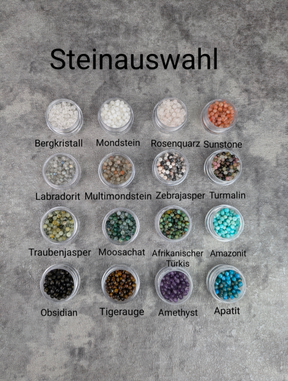 Vergoldetes Edelsteinarmband mit Süßwasserperlen Klasse 5A  • Gemstone • dezente personalisierte boho Armkette