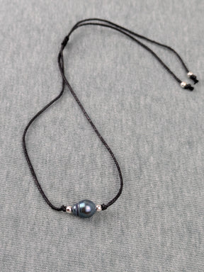 Süßwasserperlen Wickelarmband verstellbar • Sweetwater • filigranes Armband im surfer Style