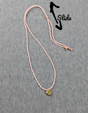 Geburtsstein Choker Kette für Damen und Herren • Birth • feine Halskette Halsband in verschiedenen Farben