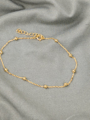 Minimalistisches 925er Silber Armband 18 Karat vergoldet verstellbar filigranes Armband