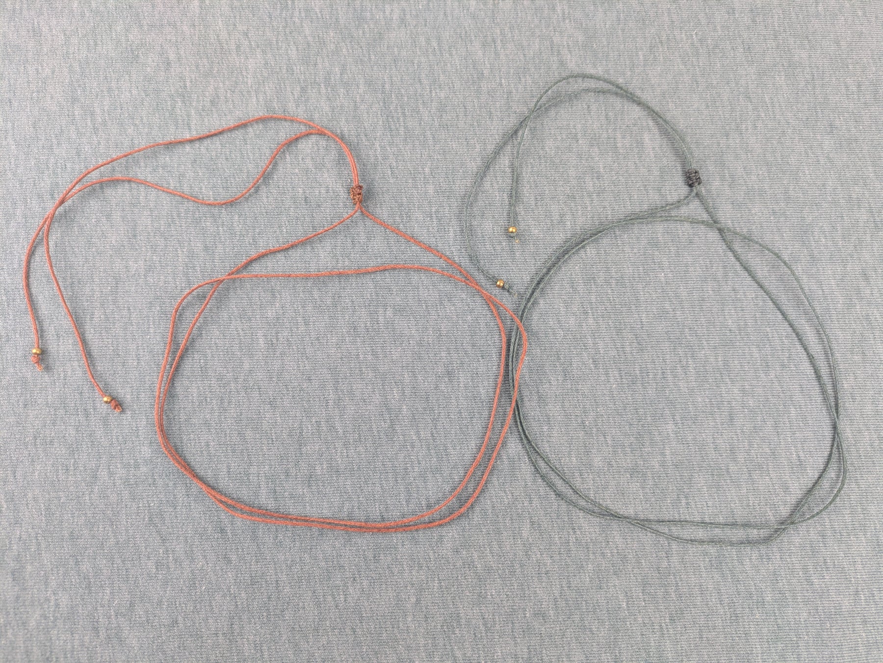 Minimalistische Baumwoll Choker Kette für Damen und Herren • Everyday • vegane Halskette Halsband in verschiedenen Farben