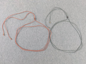 Minimalistische Baumwoll Choker Kette für Damen und Herren • Everyday • vegane Halskette Halsband in verschiedenen Farben