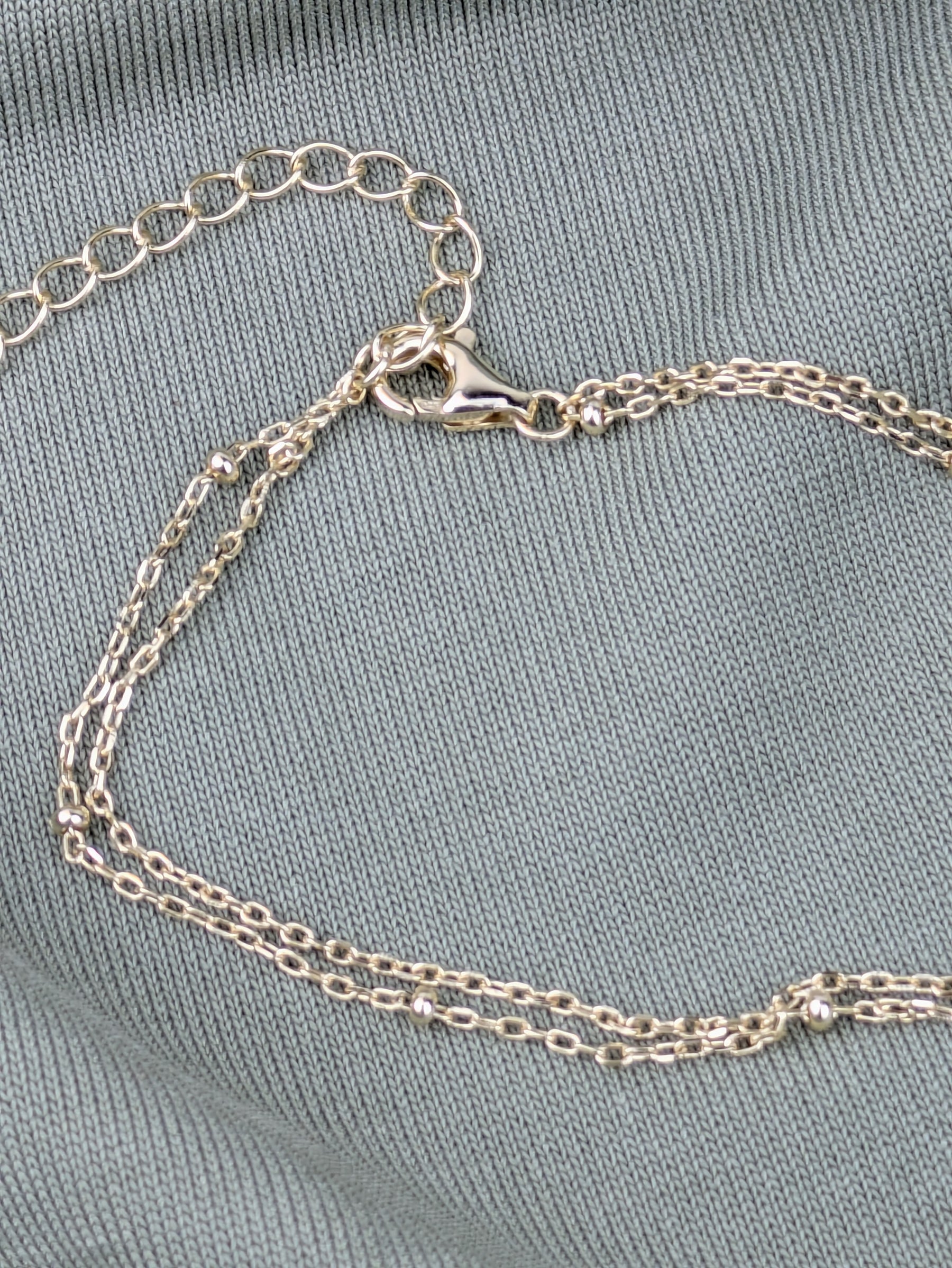 Minimalistisches 925er Silber Armband 18 Karat vergoldet verstellbar filigranes Armband