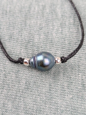 Süßwasserperlen Wickelarmband verstellbar • Sweetwater • filigranes Armband im surfer Style