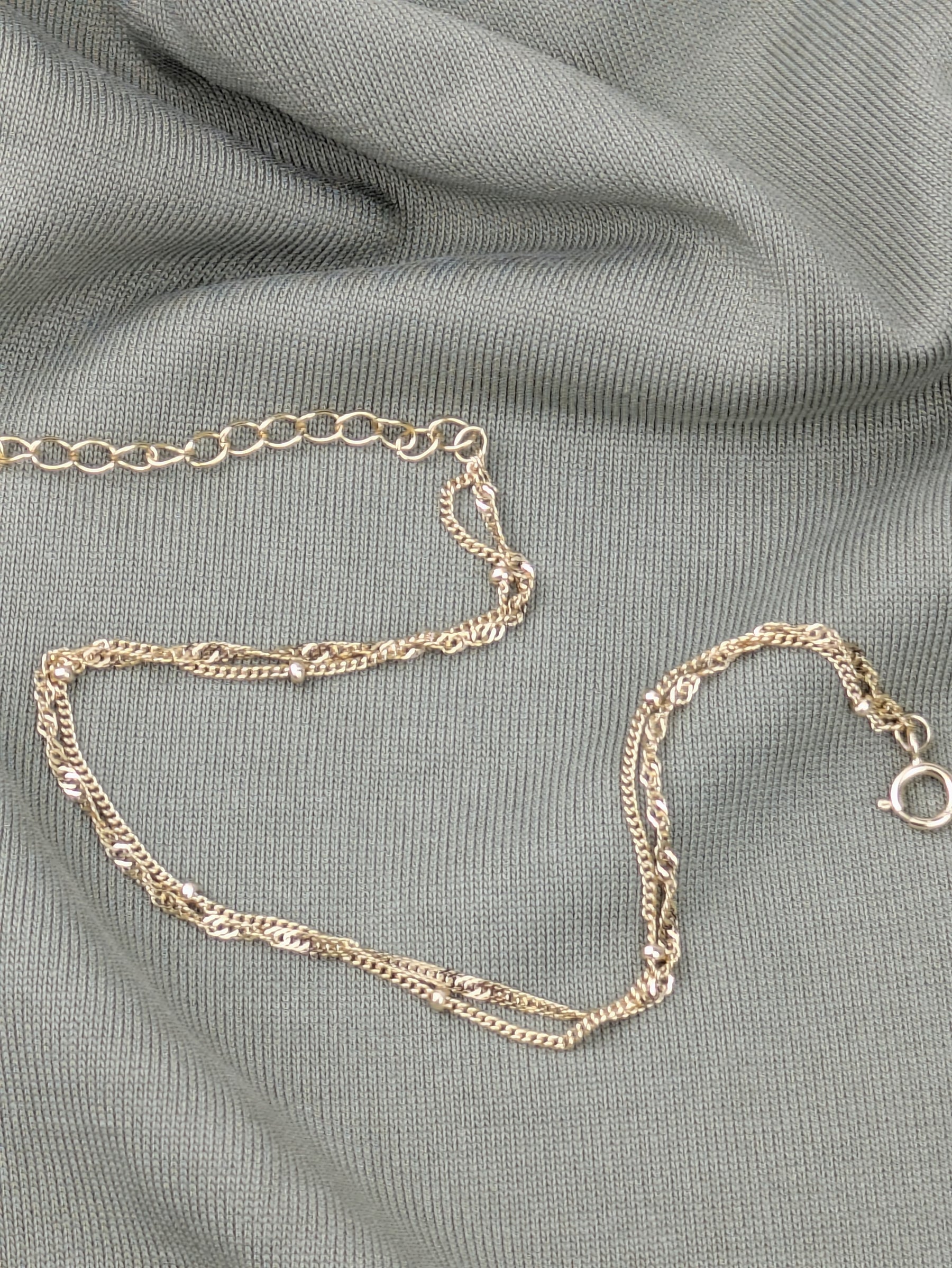 Minimalistisches 925er Silber Armband 18 Karat vergoldet verstellbar filigranes Armband