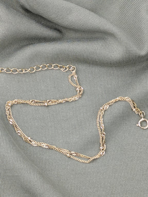 Minimalistisches 925er Silber Armband 18 Karat vergoldet verstellbar filigranes Armband