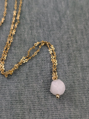 18 Karat vergoldetes Gliederkettchen mit Zirkon Anhänger • Shiva • modernes Goldkettchen im Boho stil