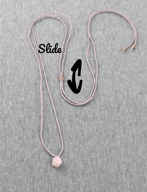Minimalistische Baumwoll Choker Kette für Damen mit Mondstein • Moonstone• vegane Halskette Halsband in verschiedenen Farben