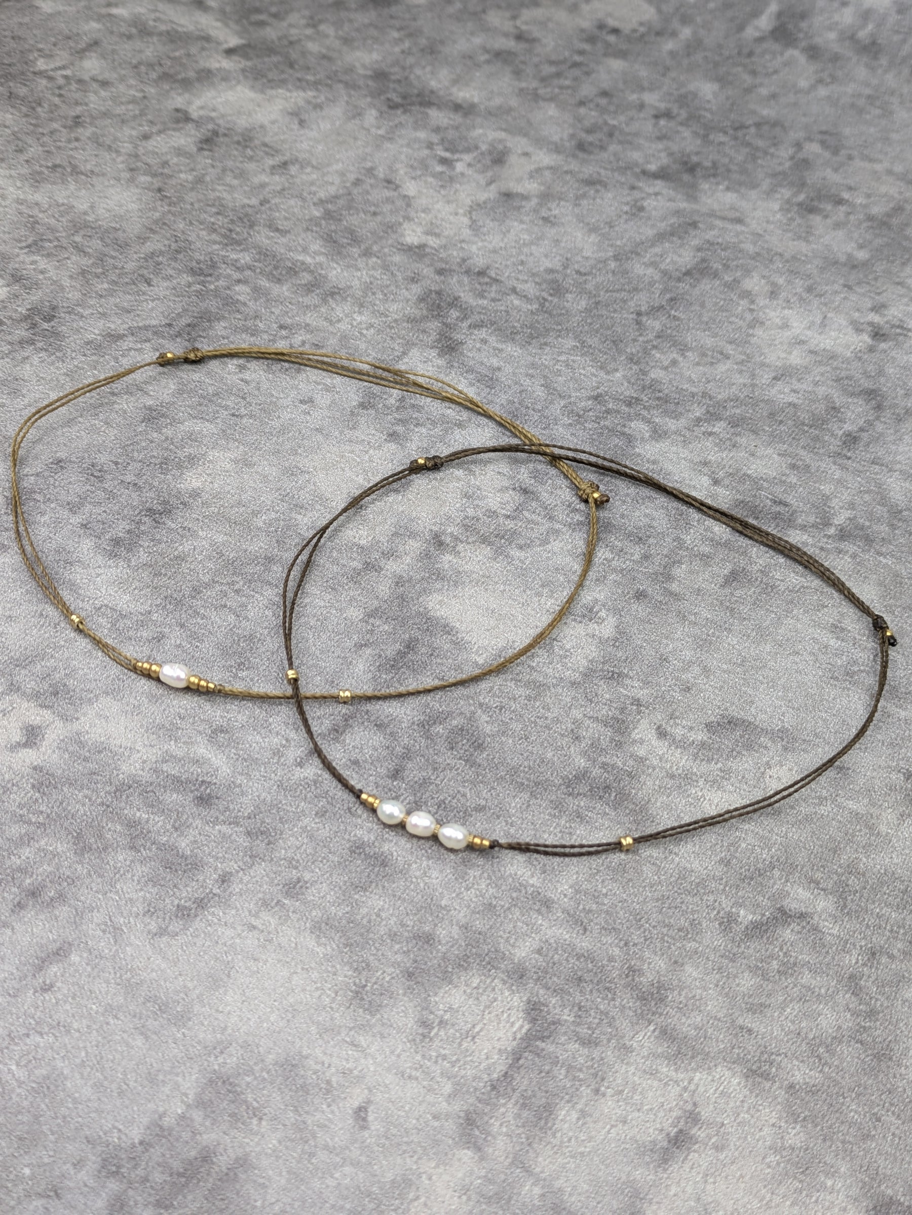 Boho Süßwasserperlen Halskette für Damen • Harmonie • minimalistische Kette