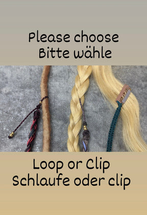 Makramee Feder Hairwrap Linz •dreadwrap • Federschmuck fürs Haar • Haarclip mit Federn • Hippielook • handmade Extensionclip • Federschmuck